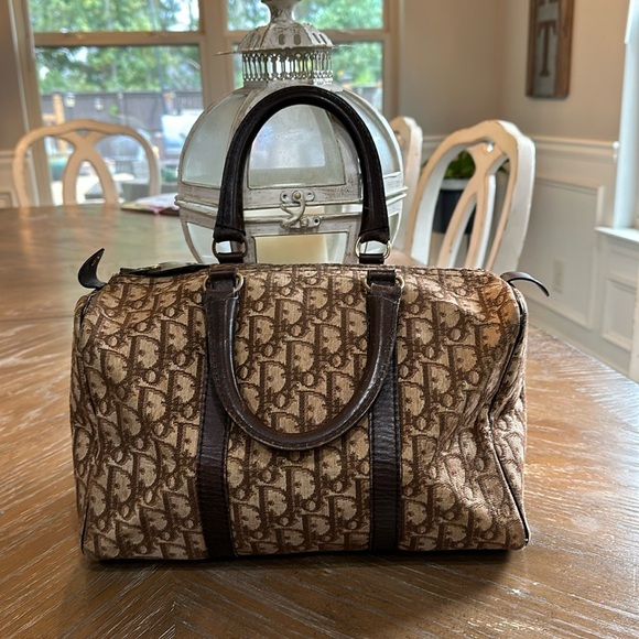 Dior Brown Monogram Tote Bag - Picture 1 of 14
